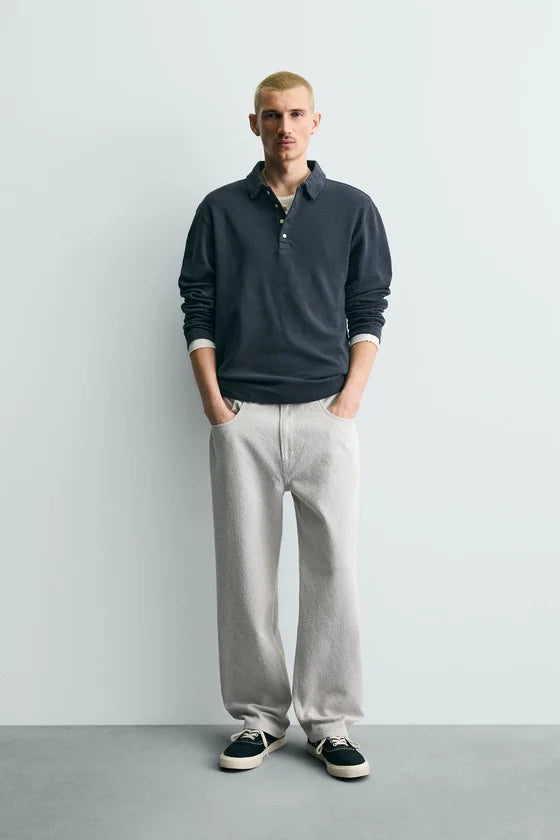 STRAIGHT-LEG TROUSERS - ZARA