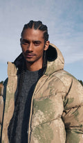 Hooded puffer jacket