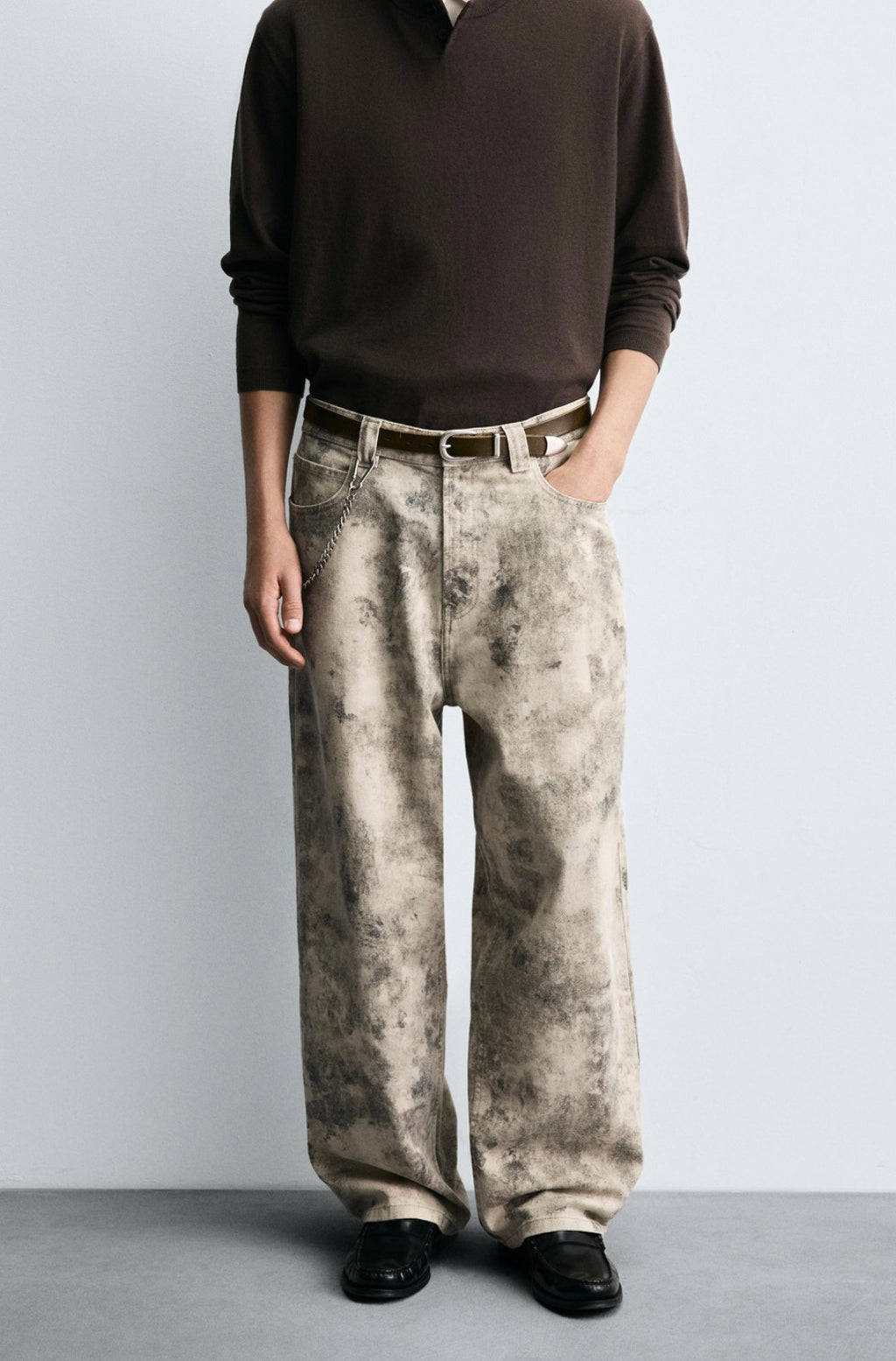 ABSTRACT PRINT TROUSERS - ZARA