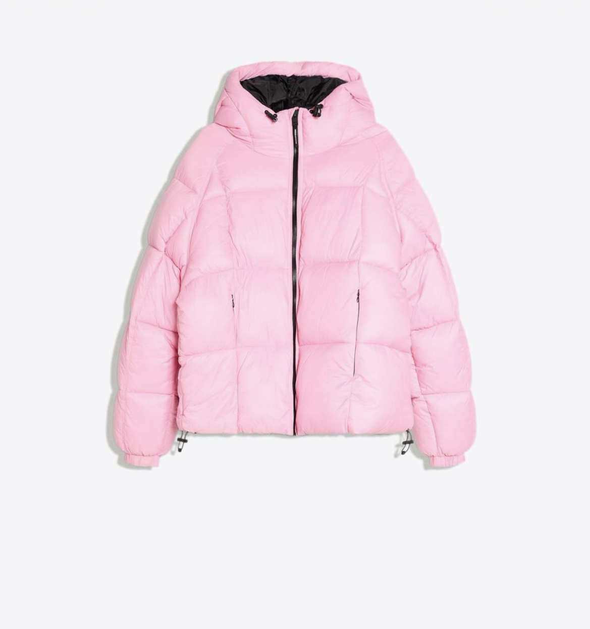 QUILTED GRAPHIC JACKET - BERSHKA