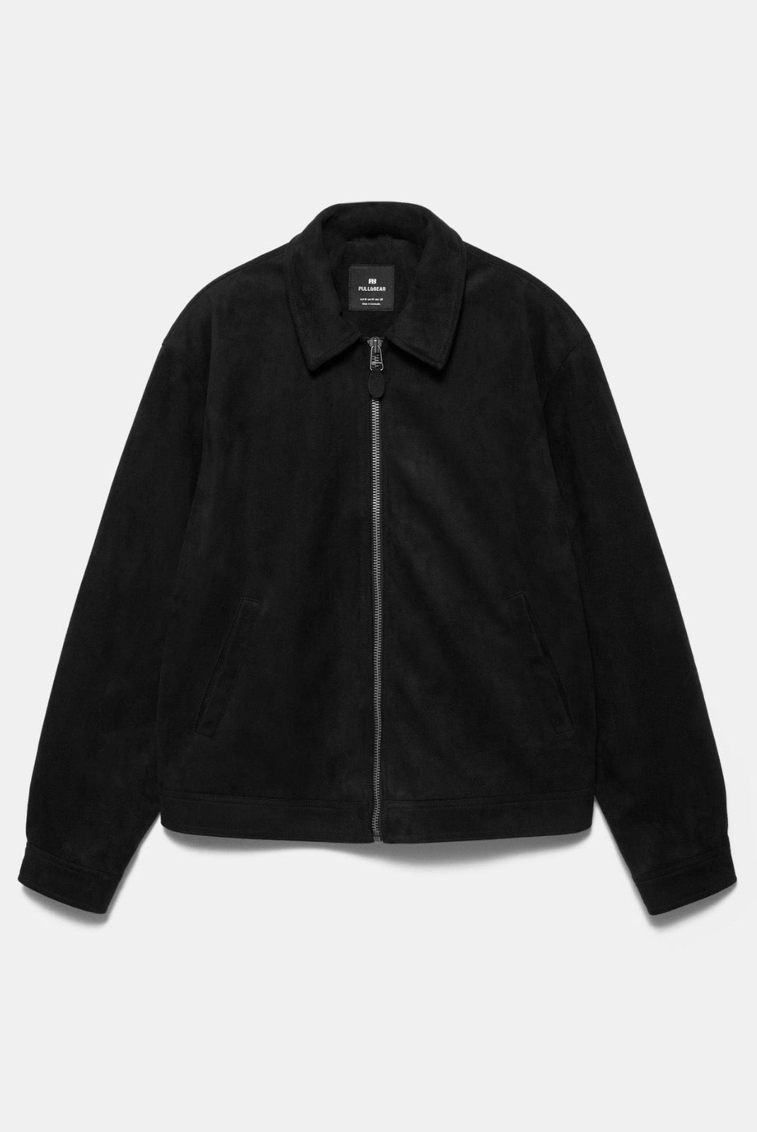 FAUX SUEDE JACKET - P&B