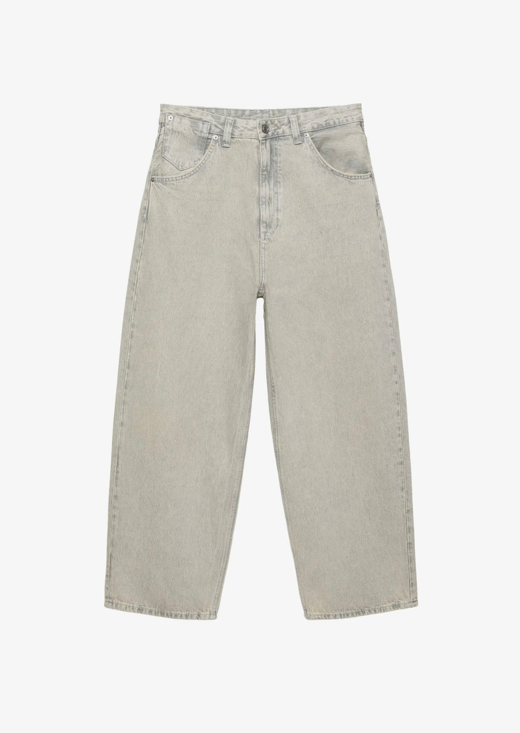 EMBROIDERED SUPER BAGGY JEANS-P&B
