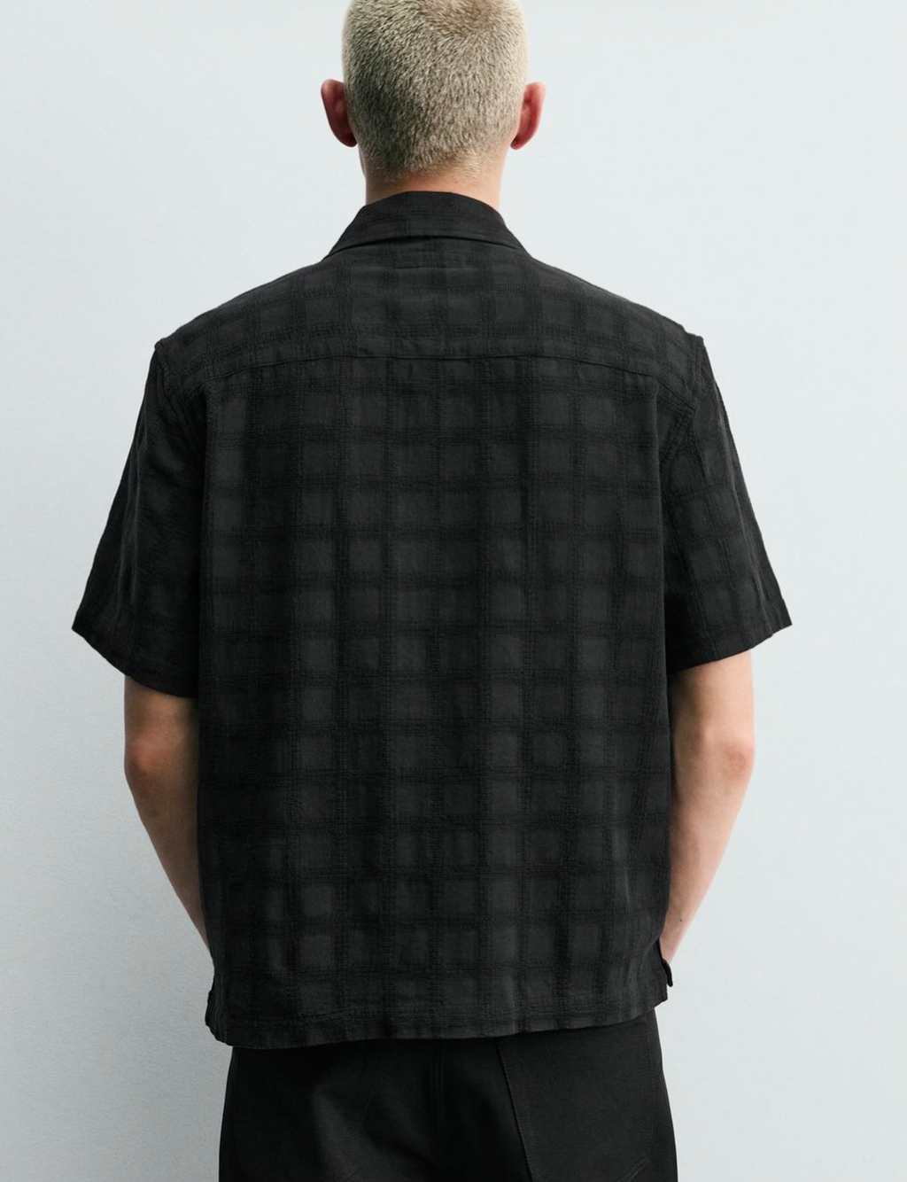 WASHED TEXTURED SHIRT-ZARA
