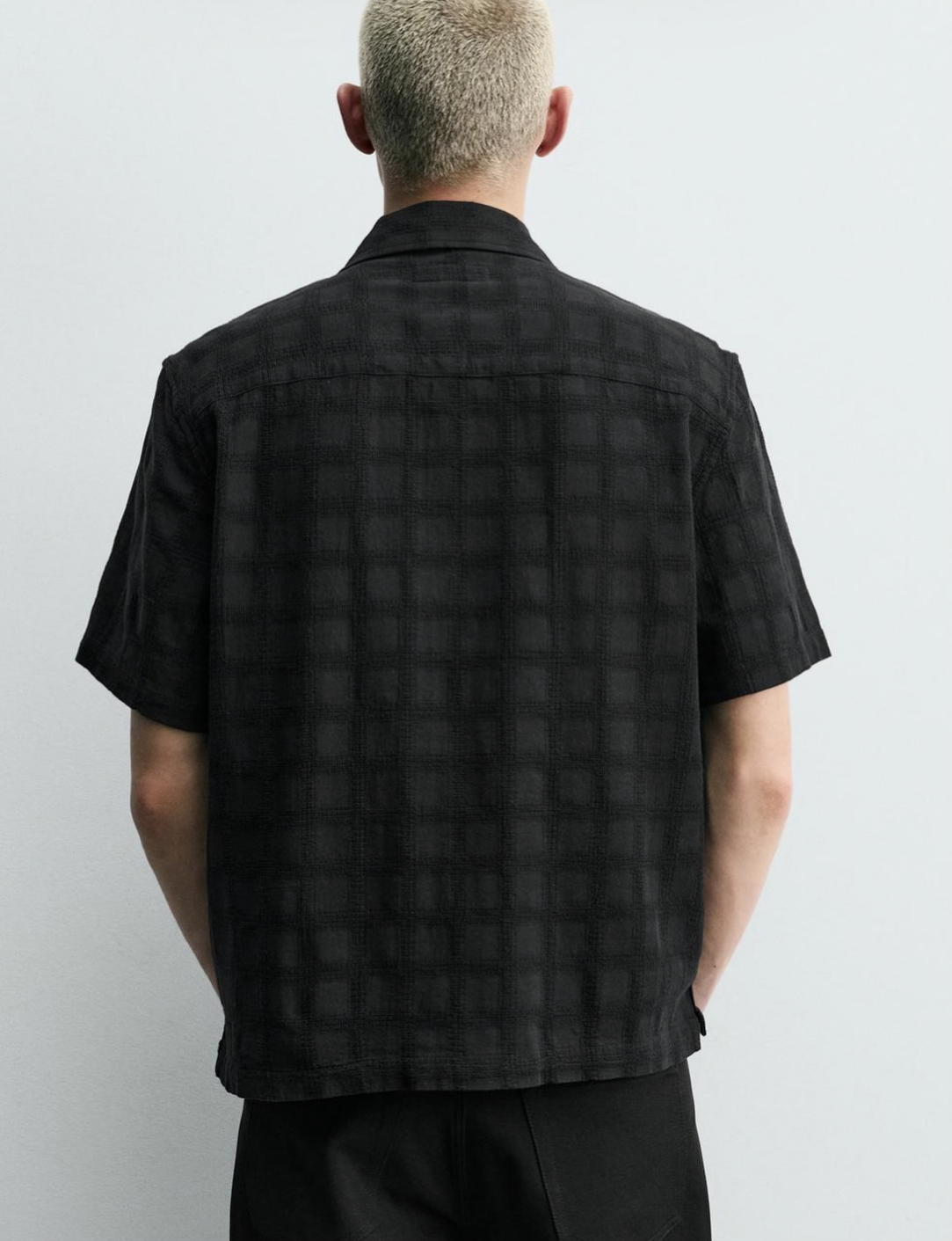 WASHED TEXTURED SHIRT-ZARA