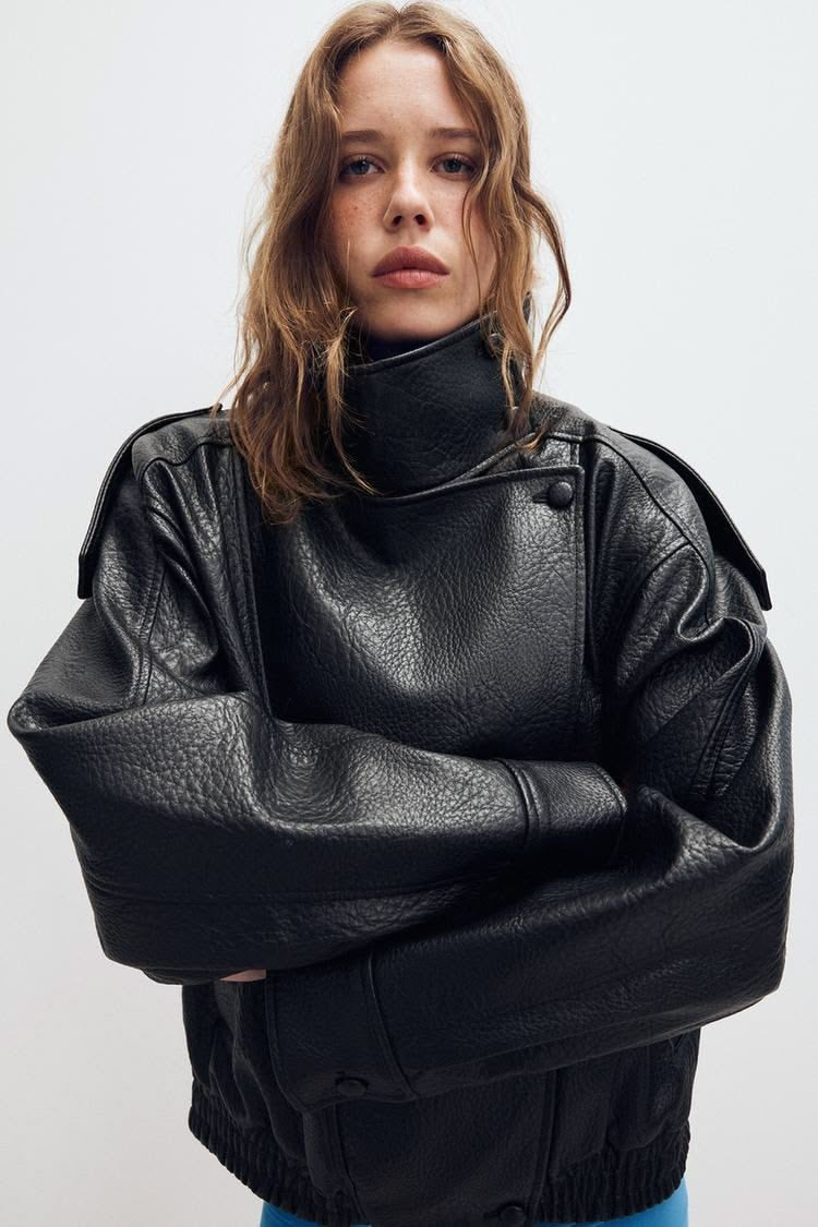 ZARA LEATHER JACKE