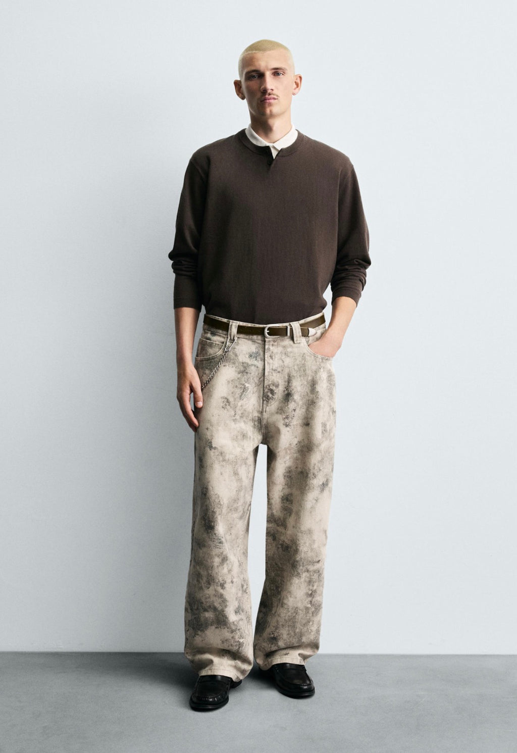 ABSTRACT PRINT TROUSERS - ZARA