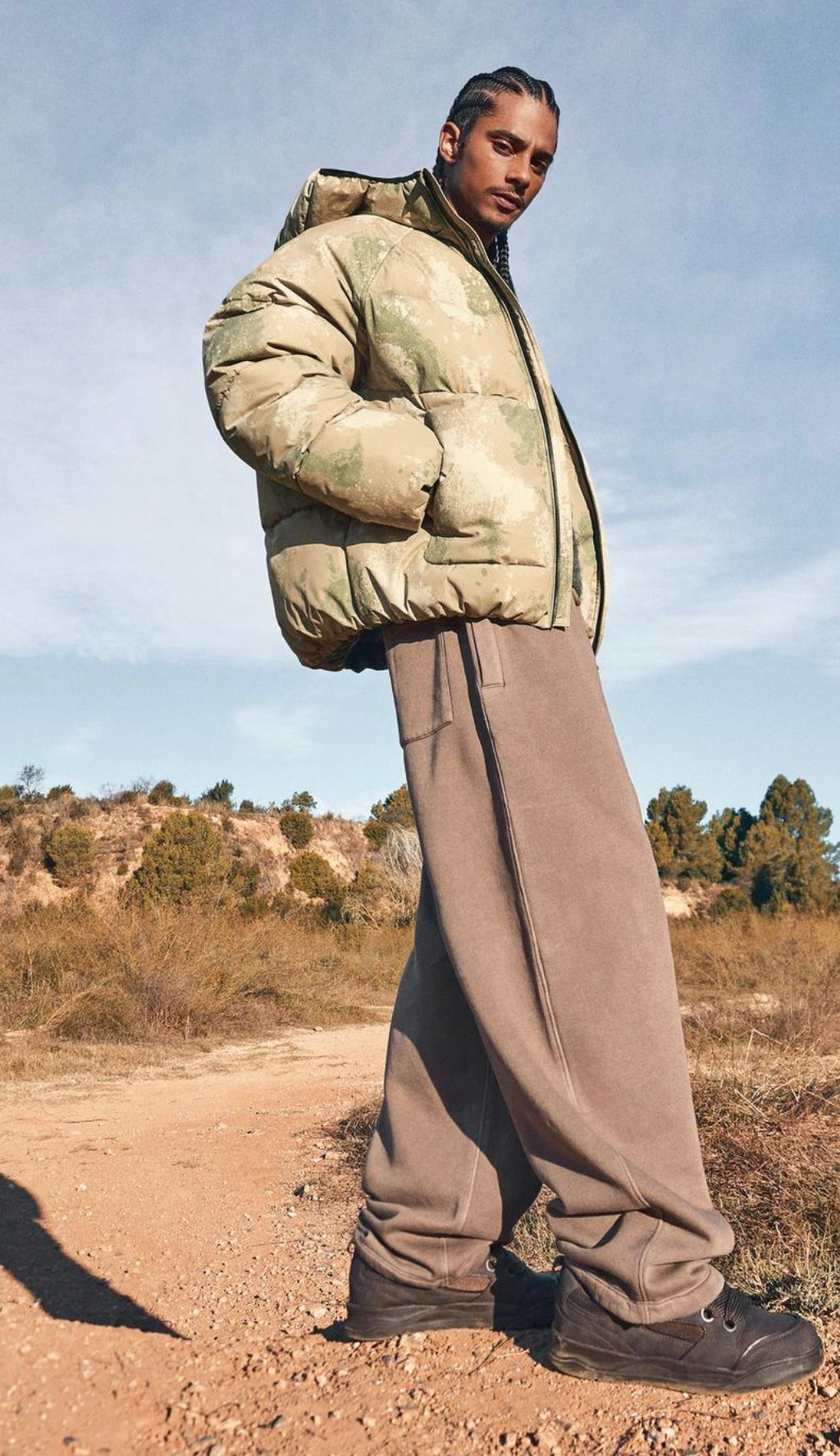 Hooded puffer jacket