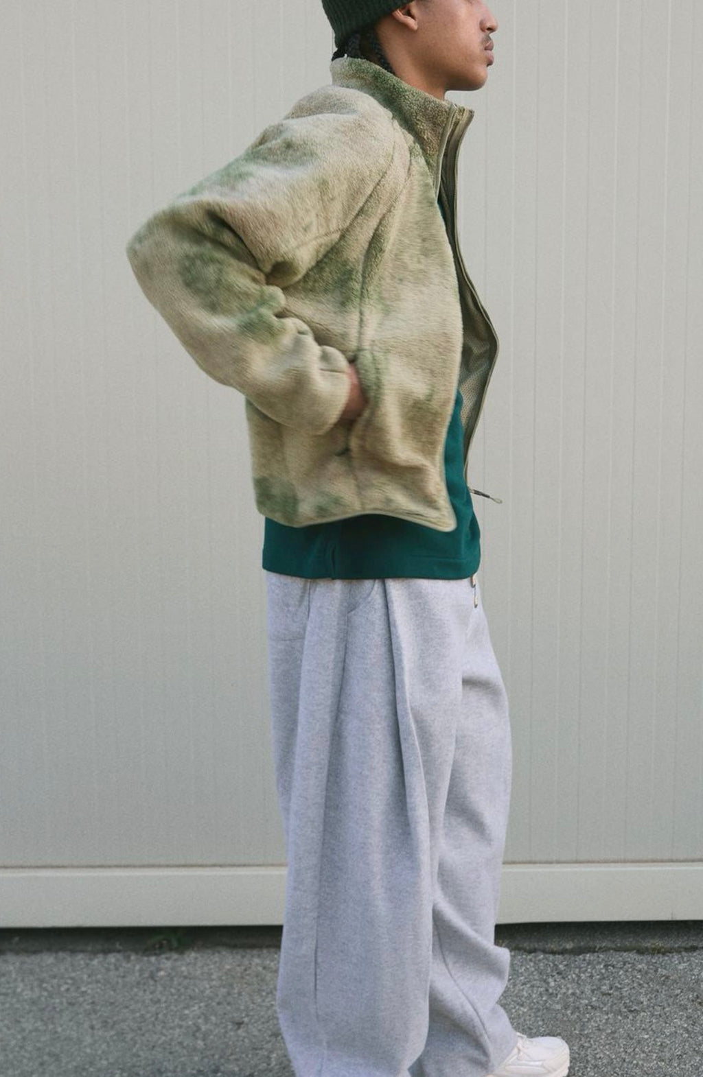 Faux shearling jacket