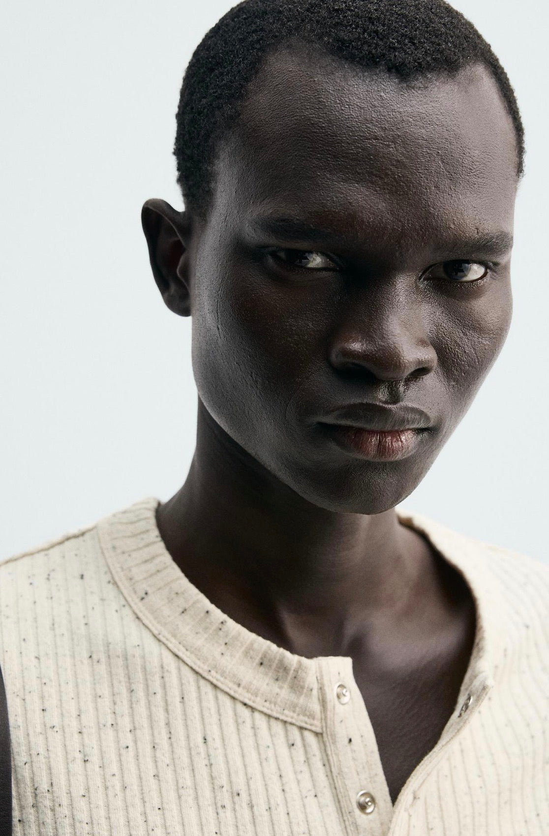 HENLEY RIBBED - ZARA