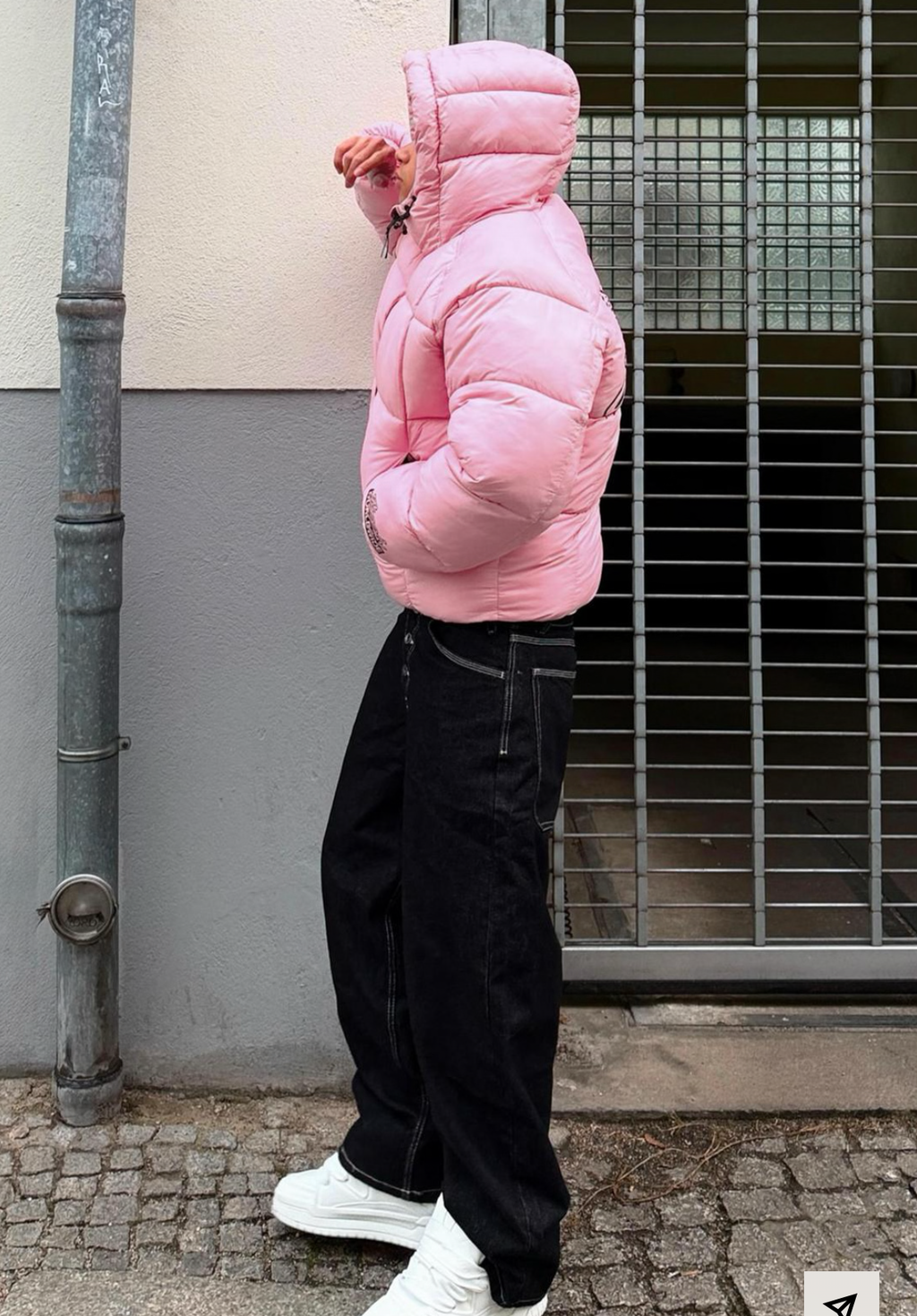 QUILTED GRAPHIC JACKET - BERSHKA