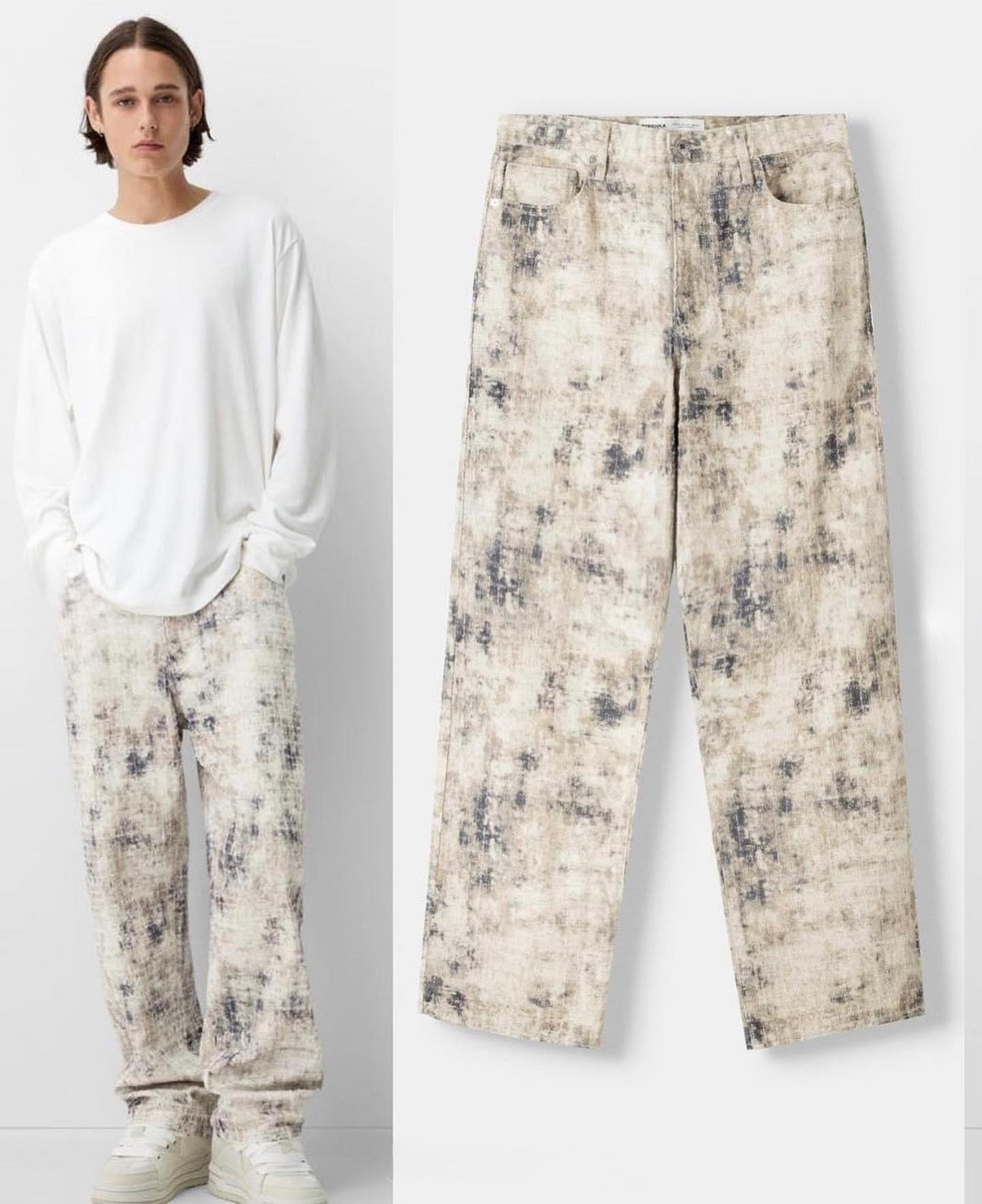 PRINTED TROUSERS - BERSHKA