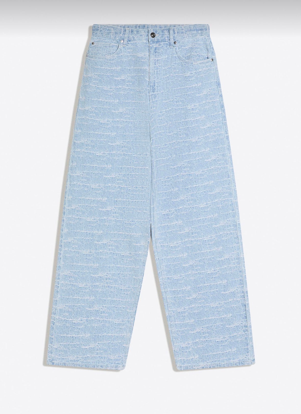 TEXTURED SUPER BAGGY JEANS - BERSHKA