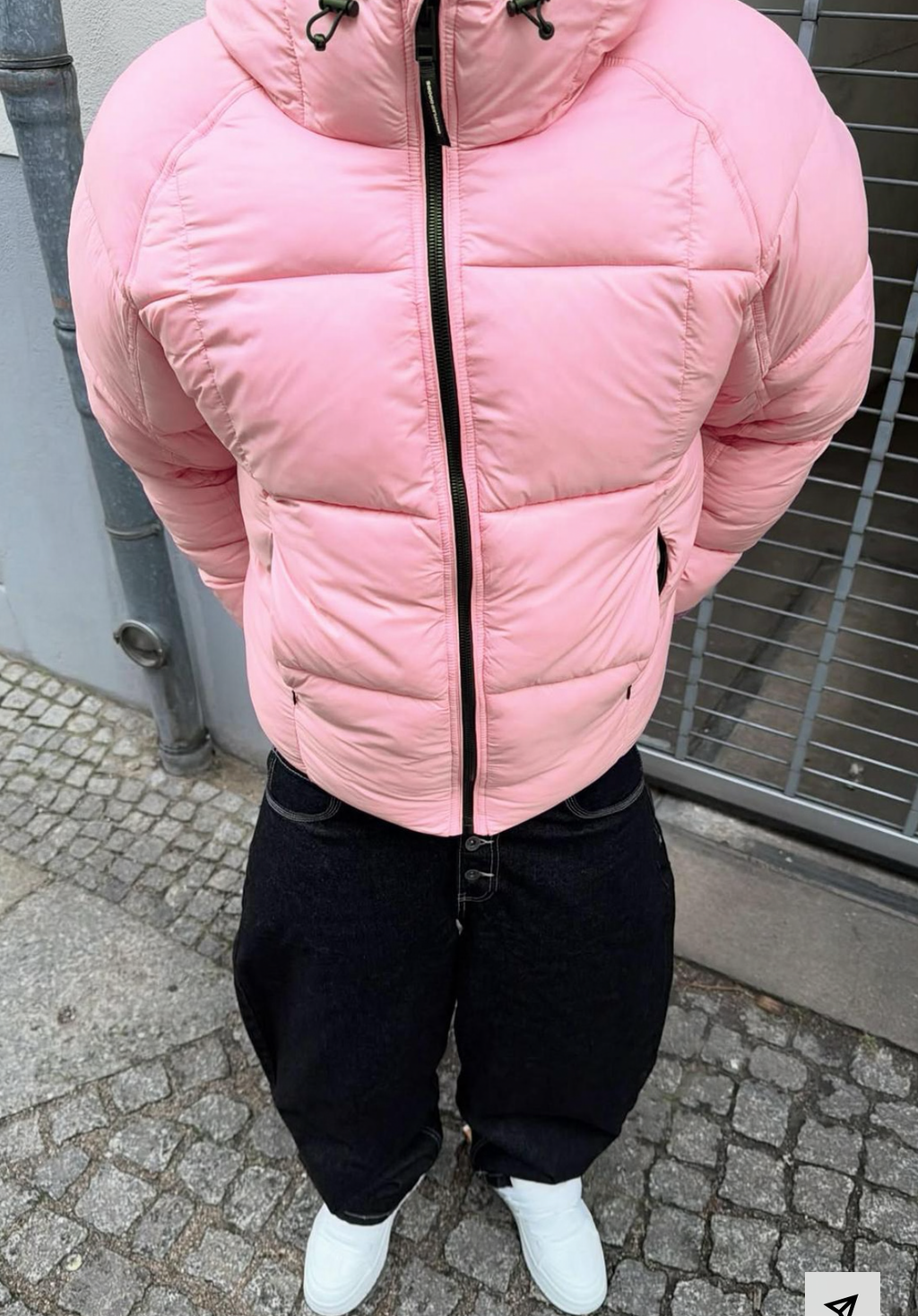 QUILTED GRAPHIC JACKET - BERSHKA