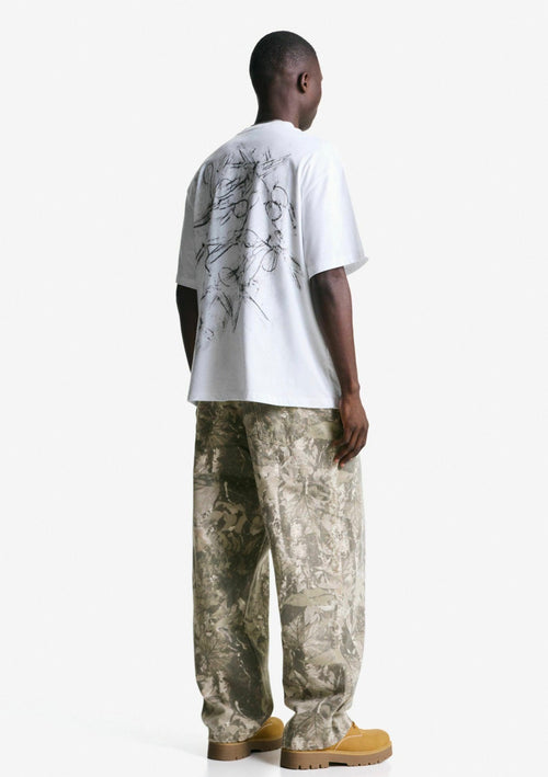 Bershka
SUPER PRINTED - Relaxed fit jeans - green