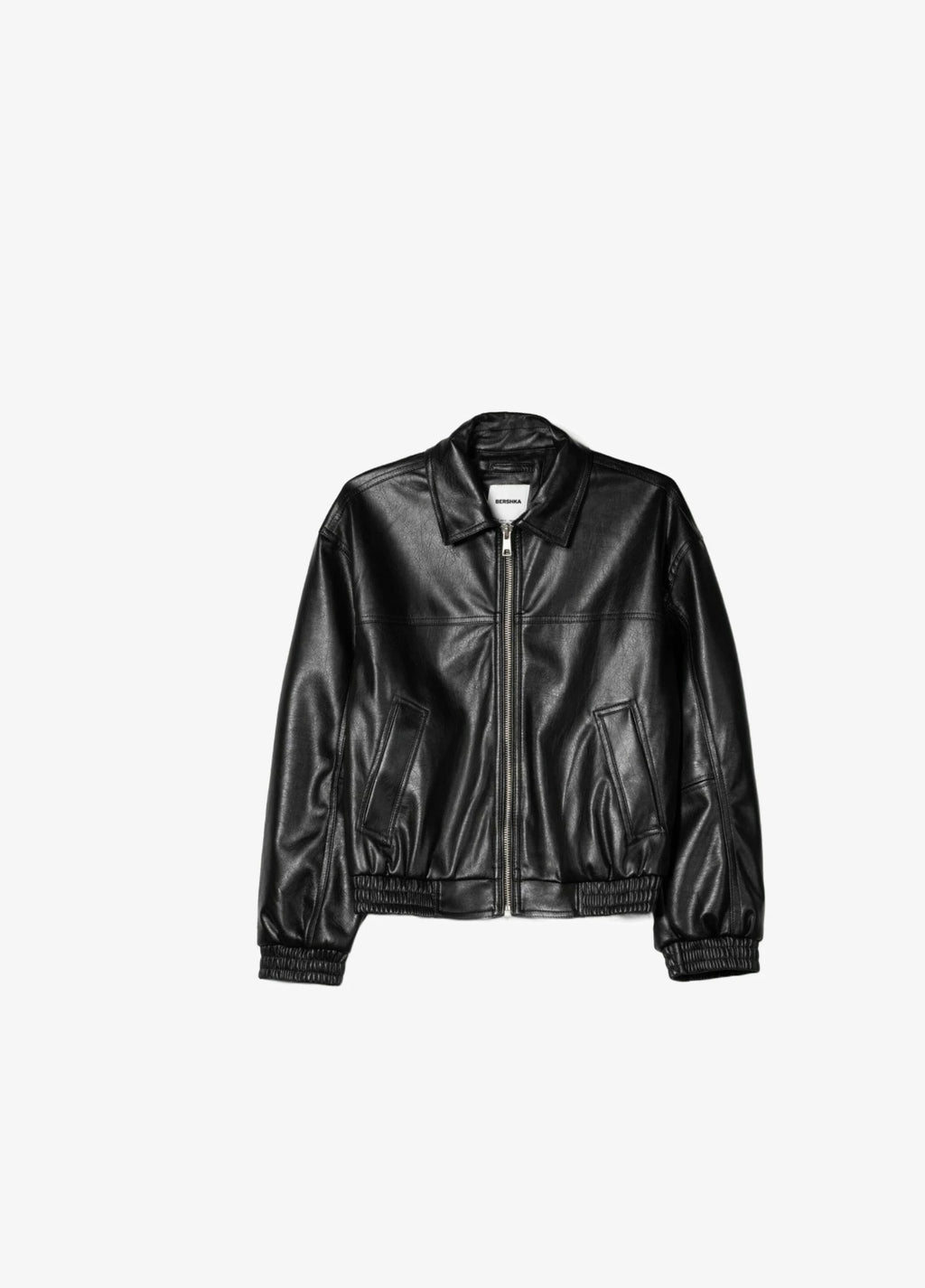 Bershka
Faux leather jacket - black