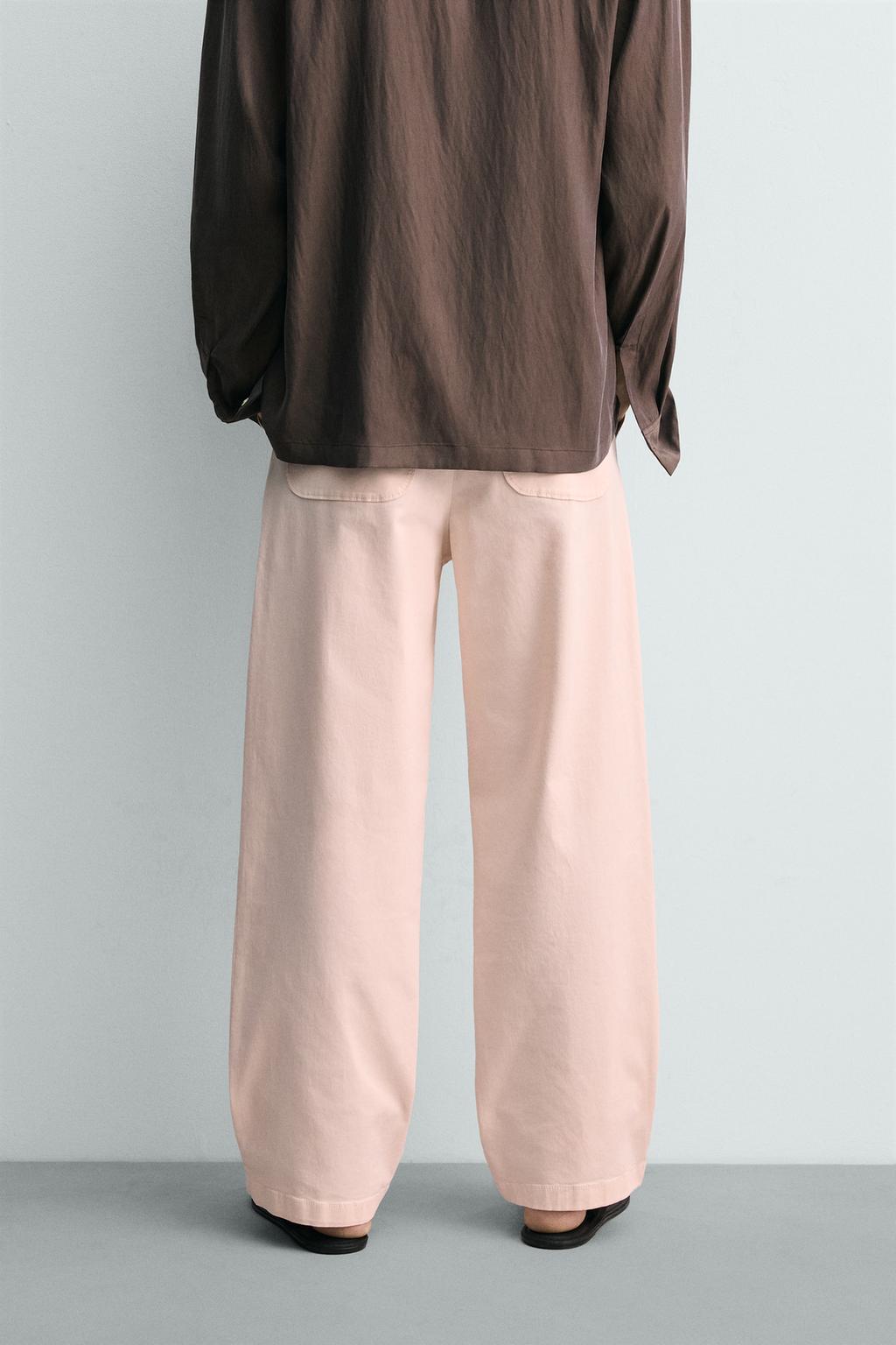 RELAXED FIT TROUSERS - ZARA