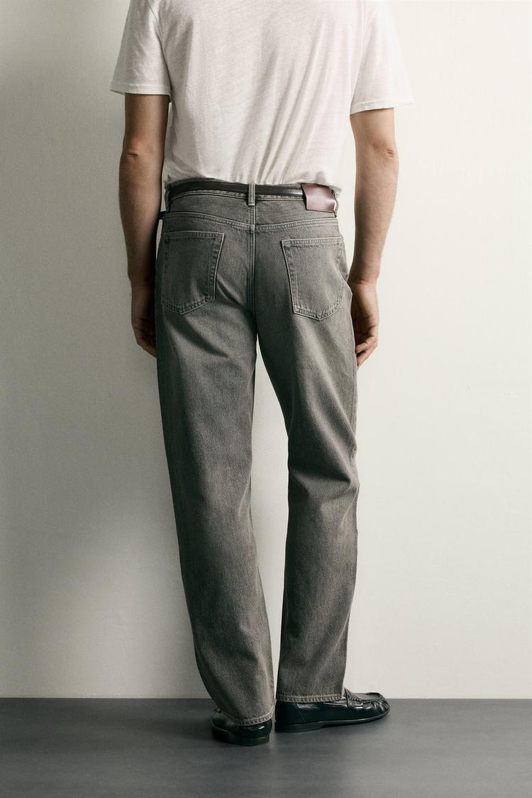 STRAIGHT- LEG JEANS - ZARA
