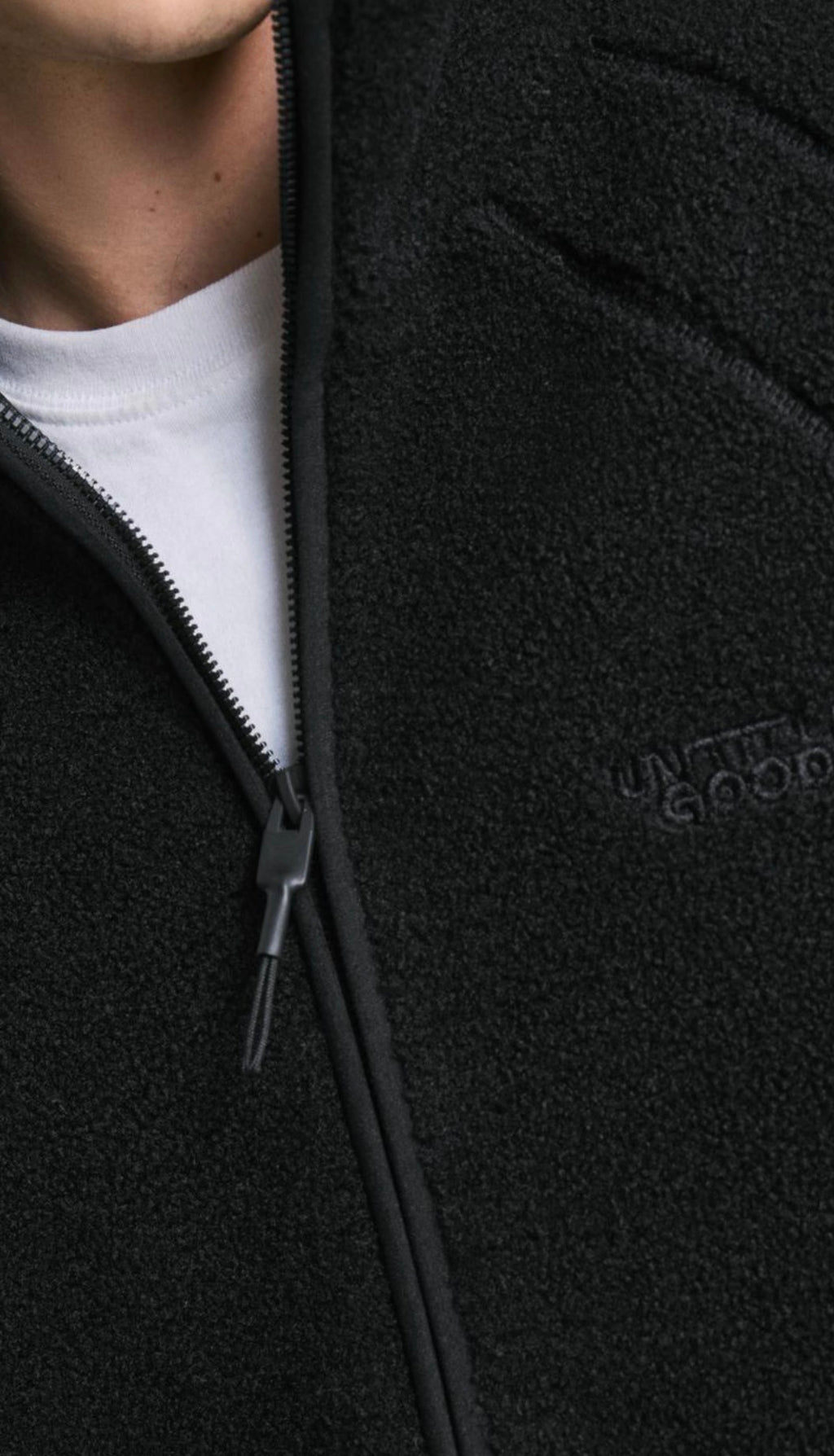 Faux shearling jacket