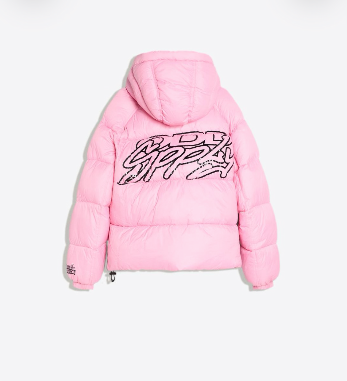 QUILTED GRAPHIC JACKET - BERSHKA