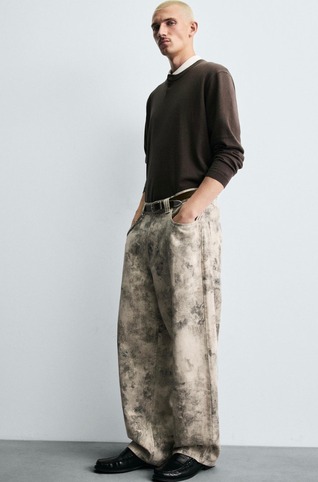 ABSTRACT PRINT TROUSERS - ZARA
