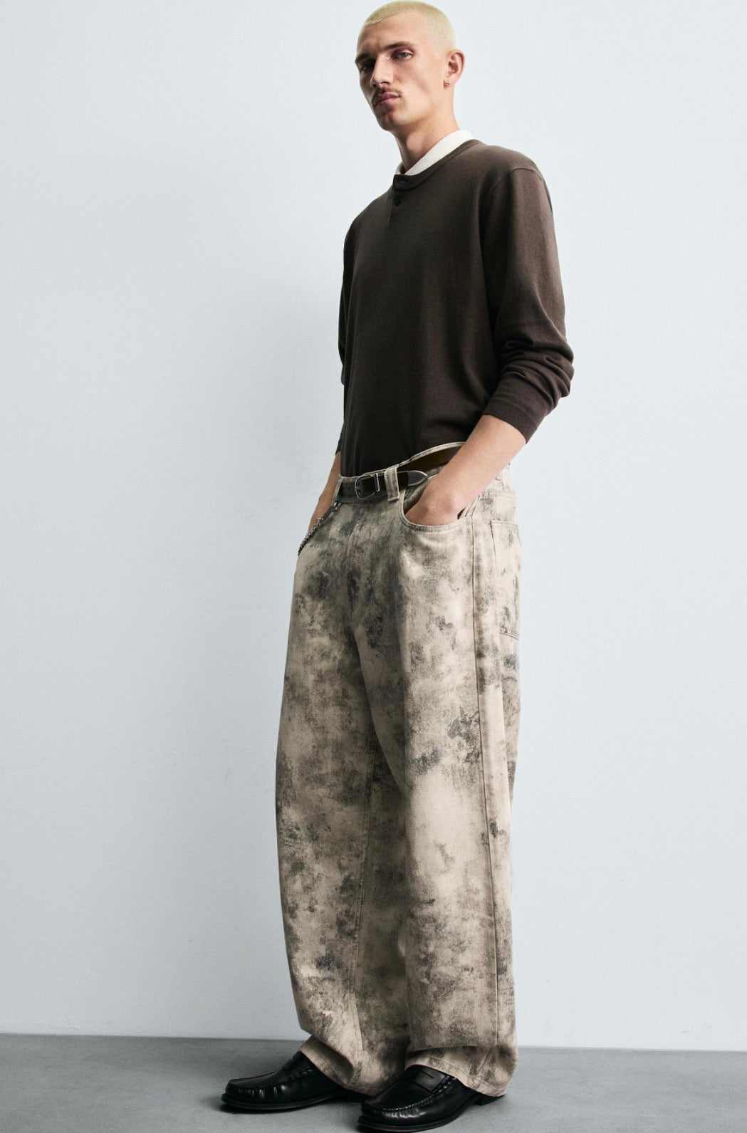 ABSTRACT PRINT TROUSERS - ZARA