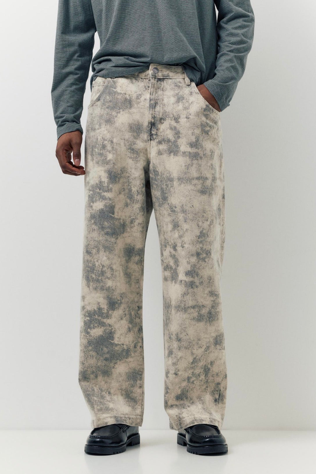 PRINTED JEANS - P&B