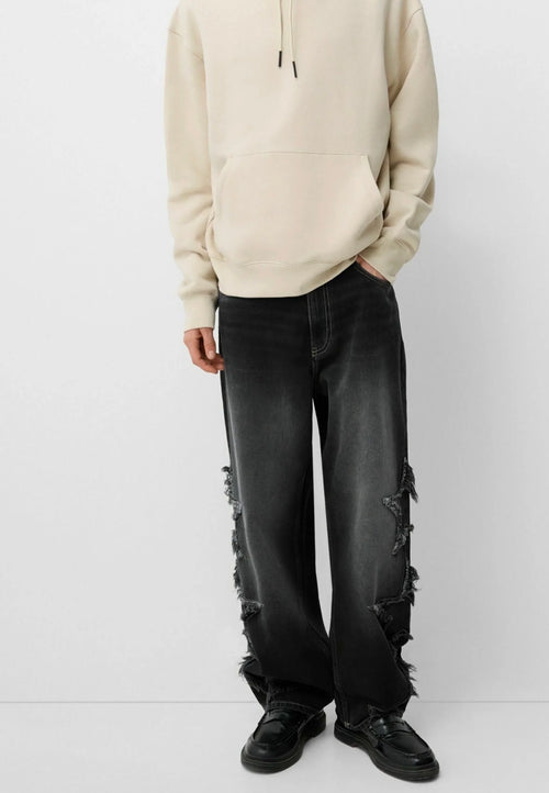 Bershka
Pre-owned
Relaxed fit jeans - black