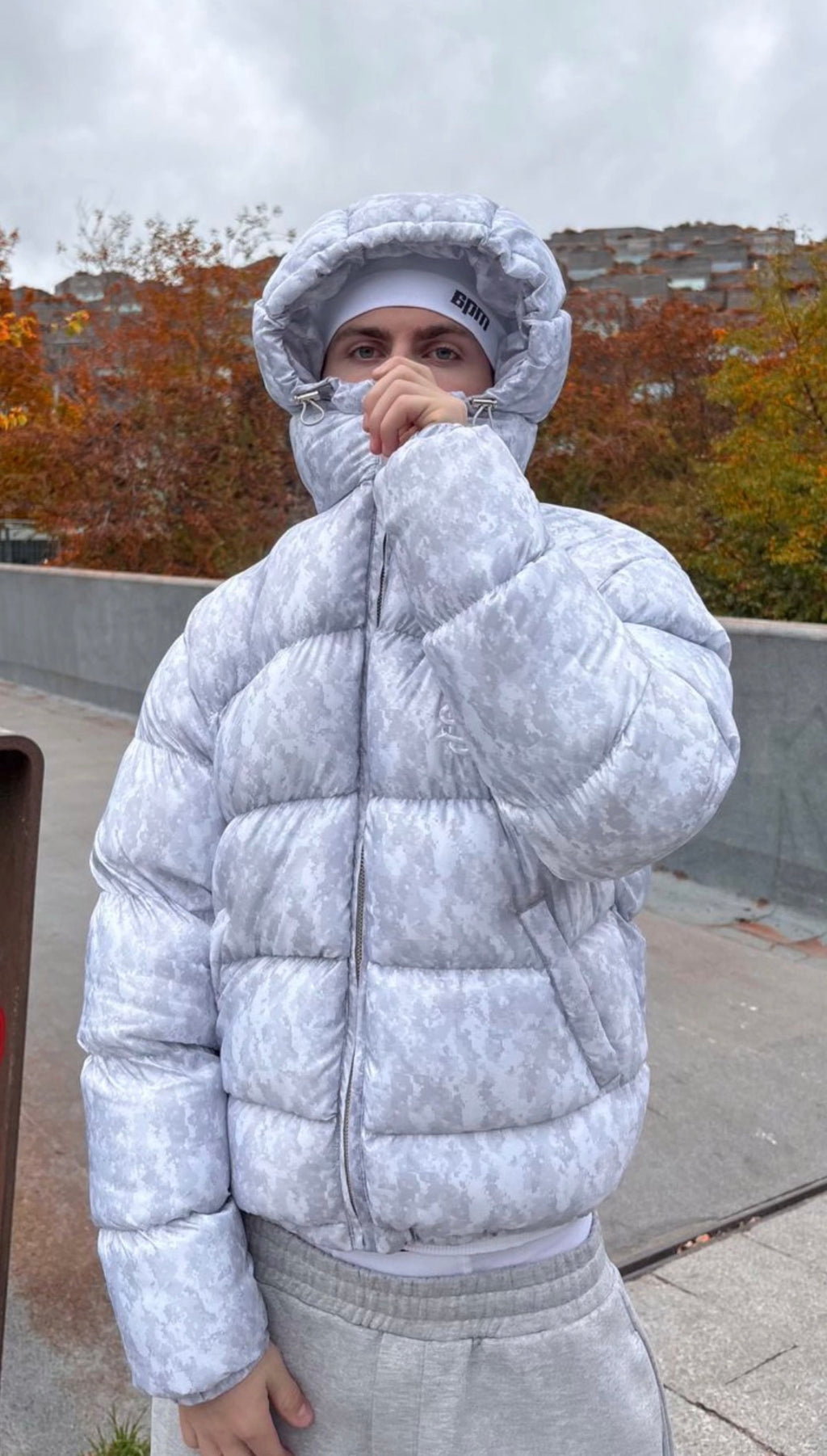 CAMO PUFFER JACKET - SUVENE