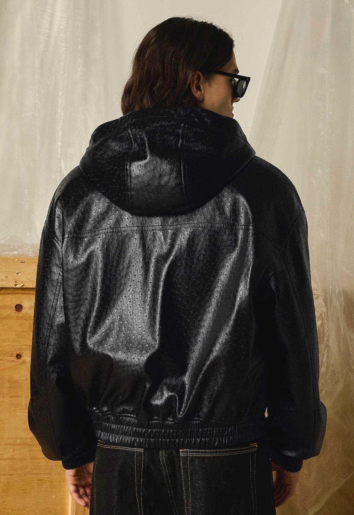 Bershka Between-Season Jacket in Black