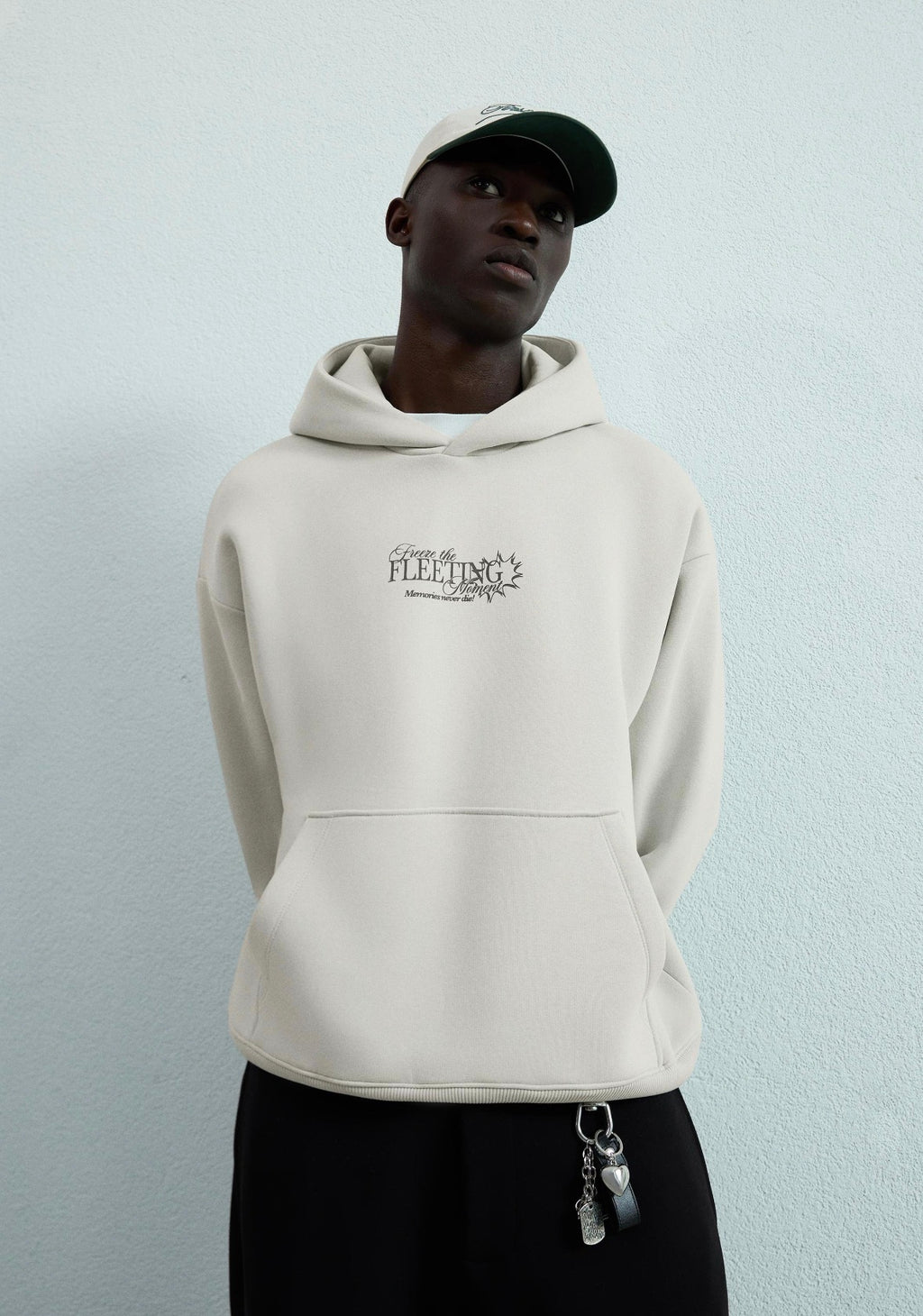 Bershka
PRINTED - Hoodie - light grey
