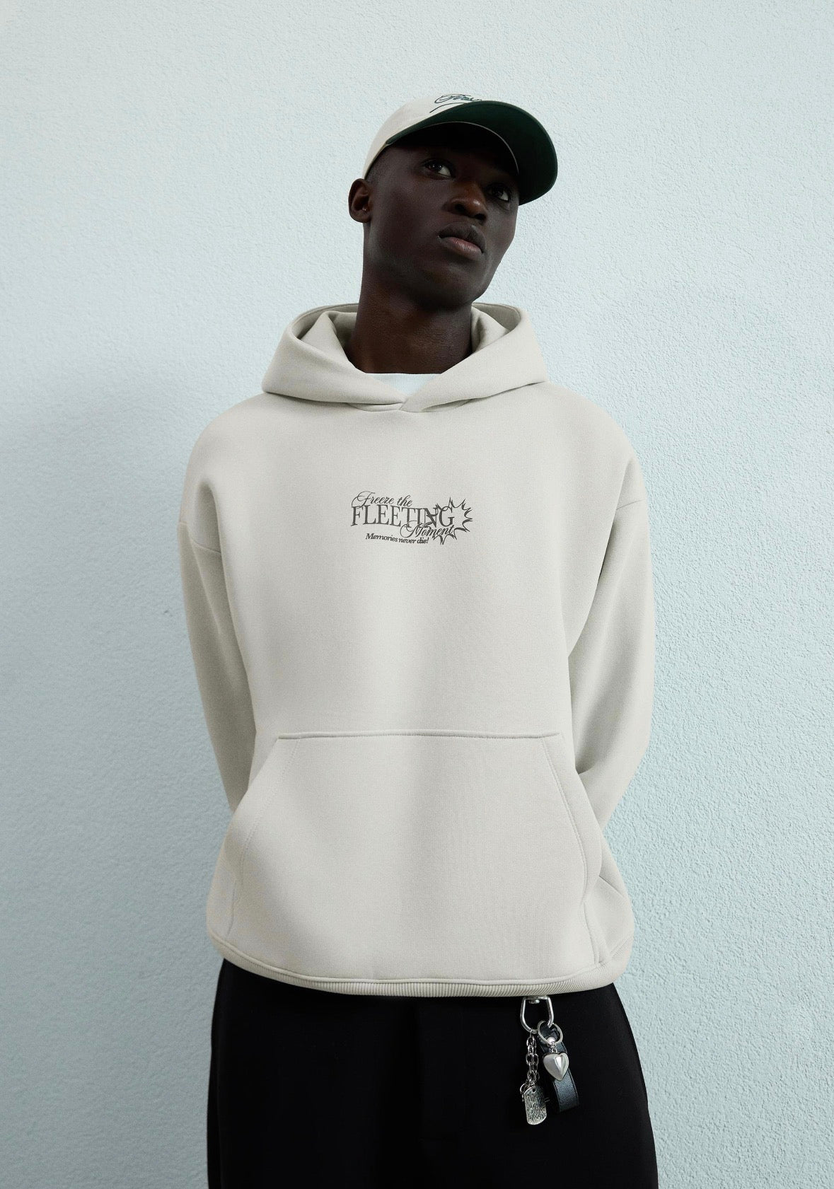 Bershka
PRINTED - Hoodie - light grey
