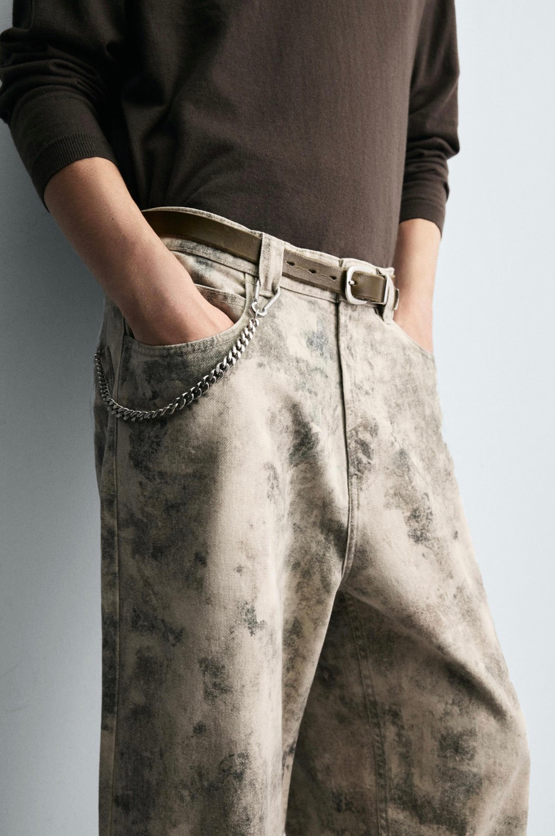 ABSTRACT PRINT TROUSERS - ZARA