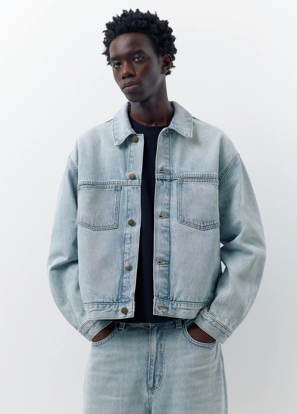 DENIM TRUCKER JACKET - P&B