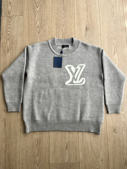 Louis Vuitton Intarsia Wool Knit Crewneck Sweater