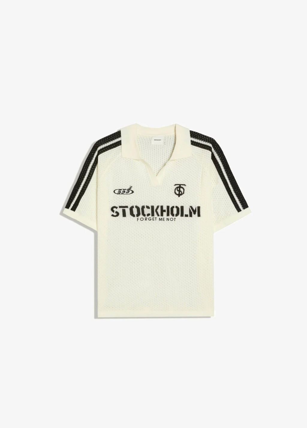 MESH POLO SHIRT- BERSHKA