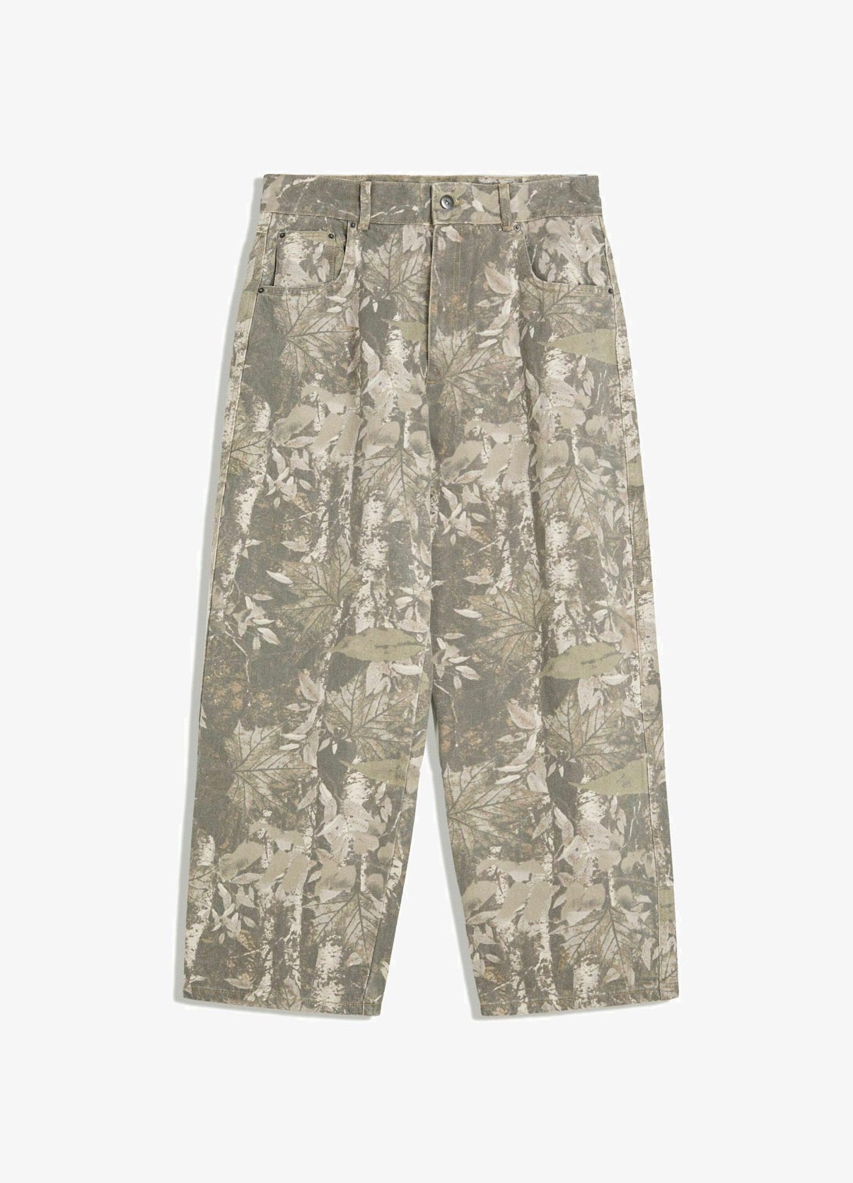 Bershka
SUPER PRINTED - Relaxed fit jeans - green