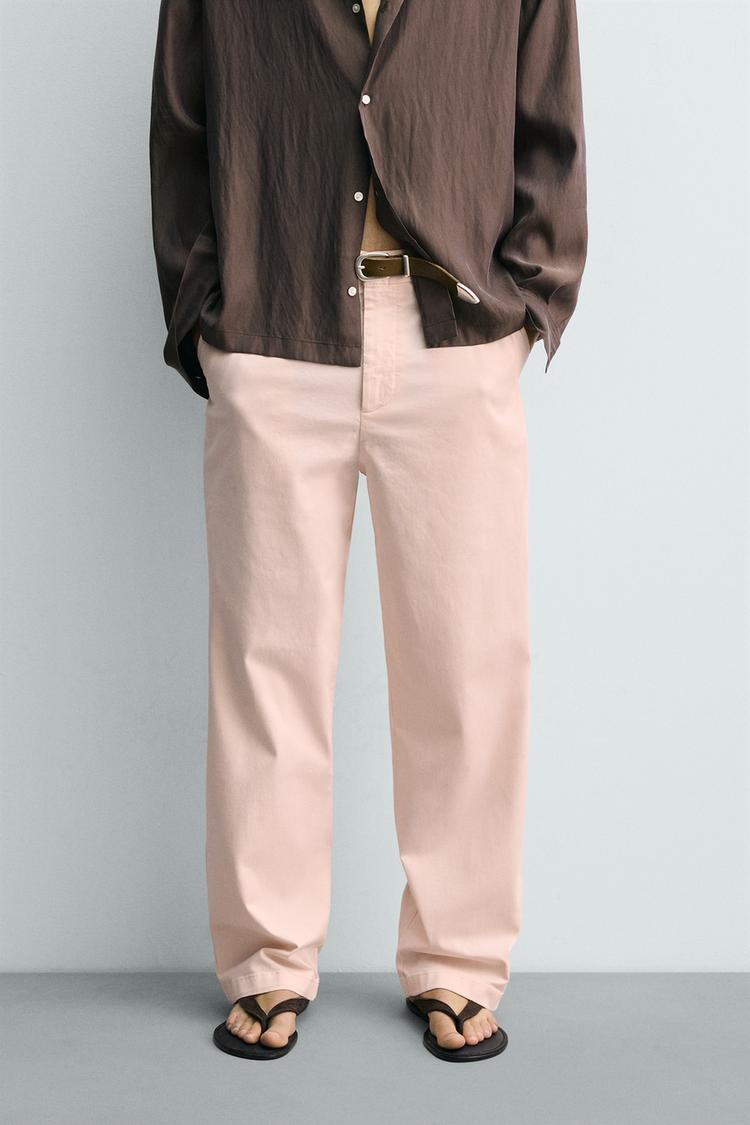 RELAXED FIT TROUSERS - ZARA
