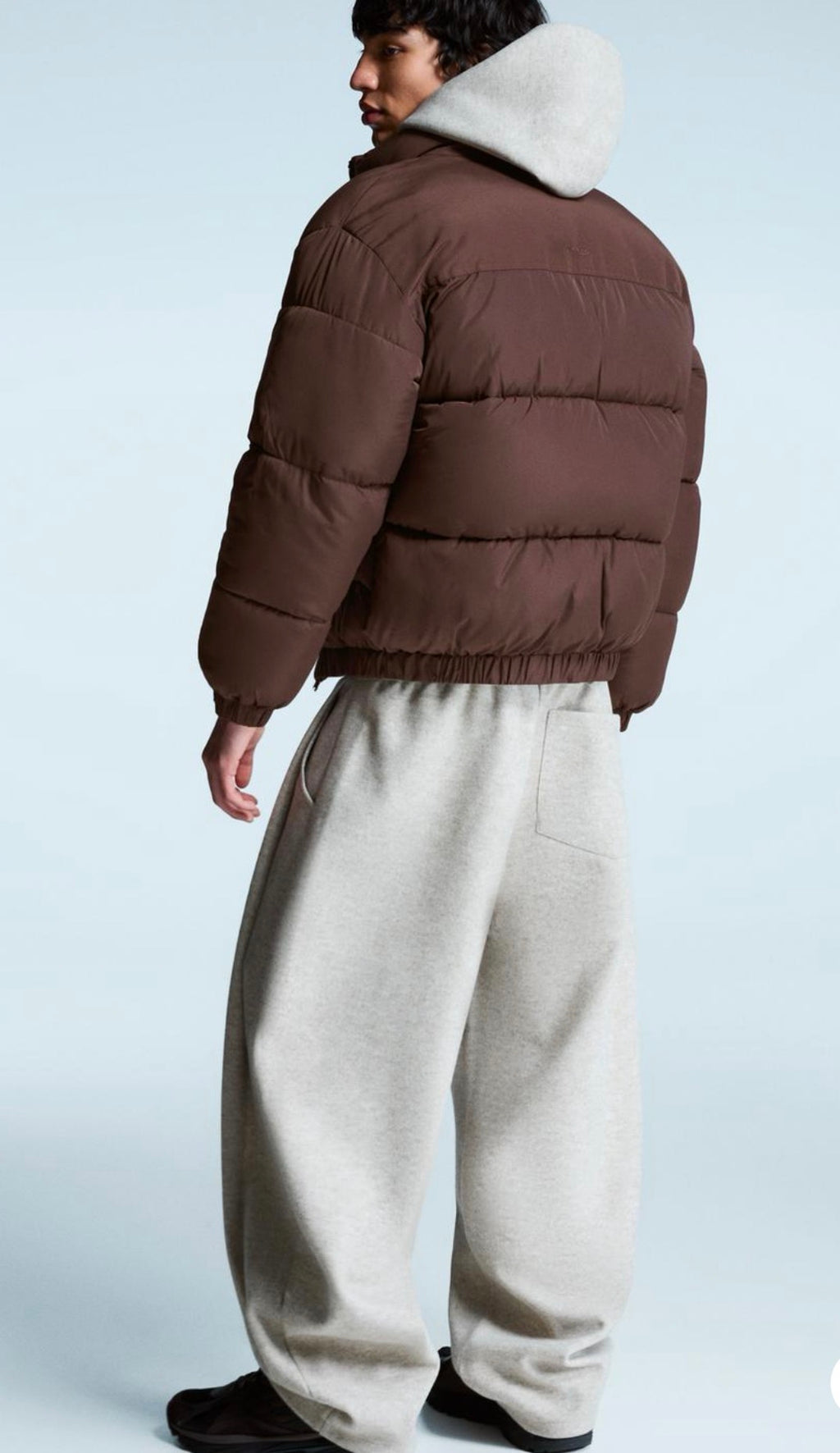 Technical puffer jacket