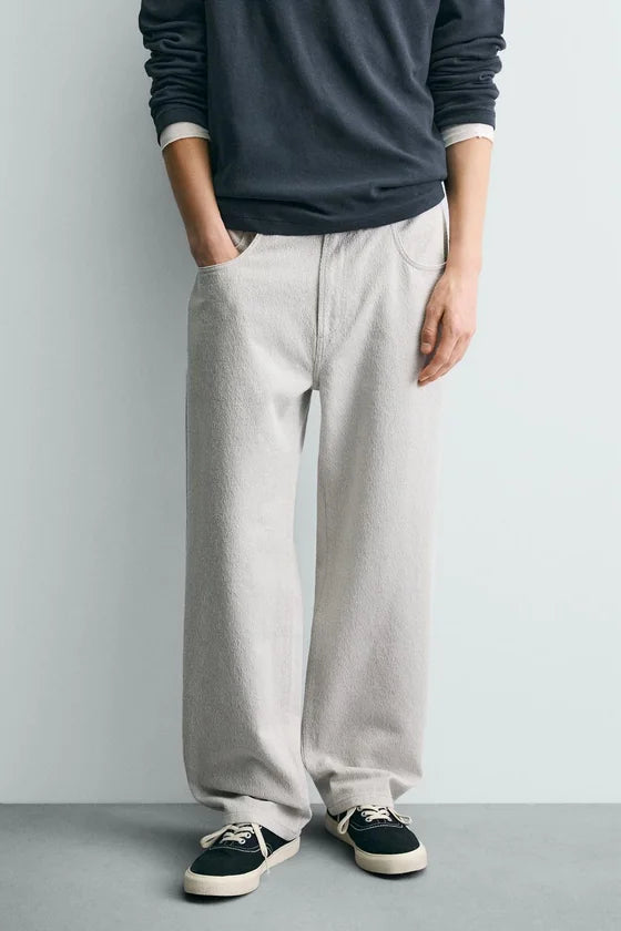 STRAIGHT-LEG TROUSERS - ZARA