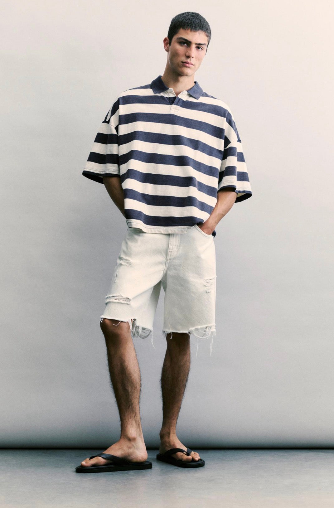 STRIPED SHIRT - P&B