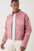 Faux leather jacket