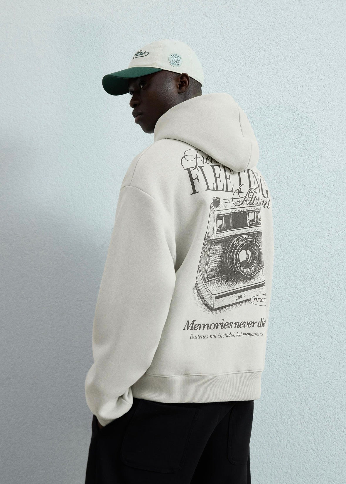 Bershka
PRINTED - Hoodie - light grey