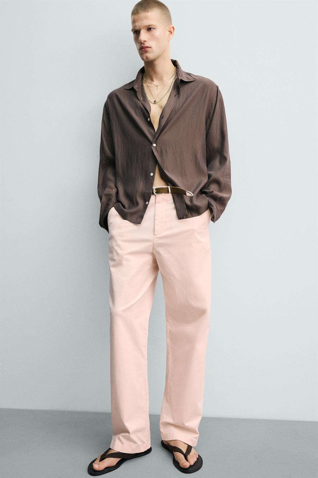 RELAXED FIT TROUSERS - ZARA