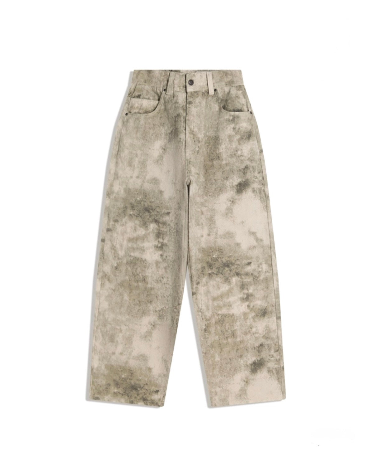 BERSHKA PRINTED TROUSERS