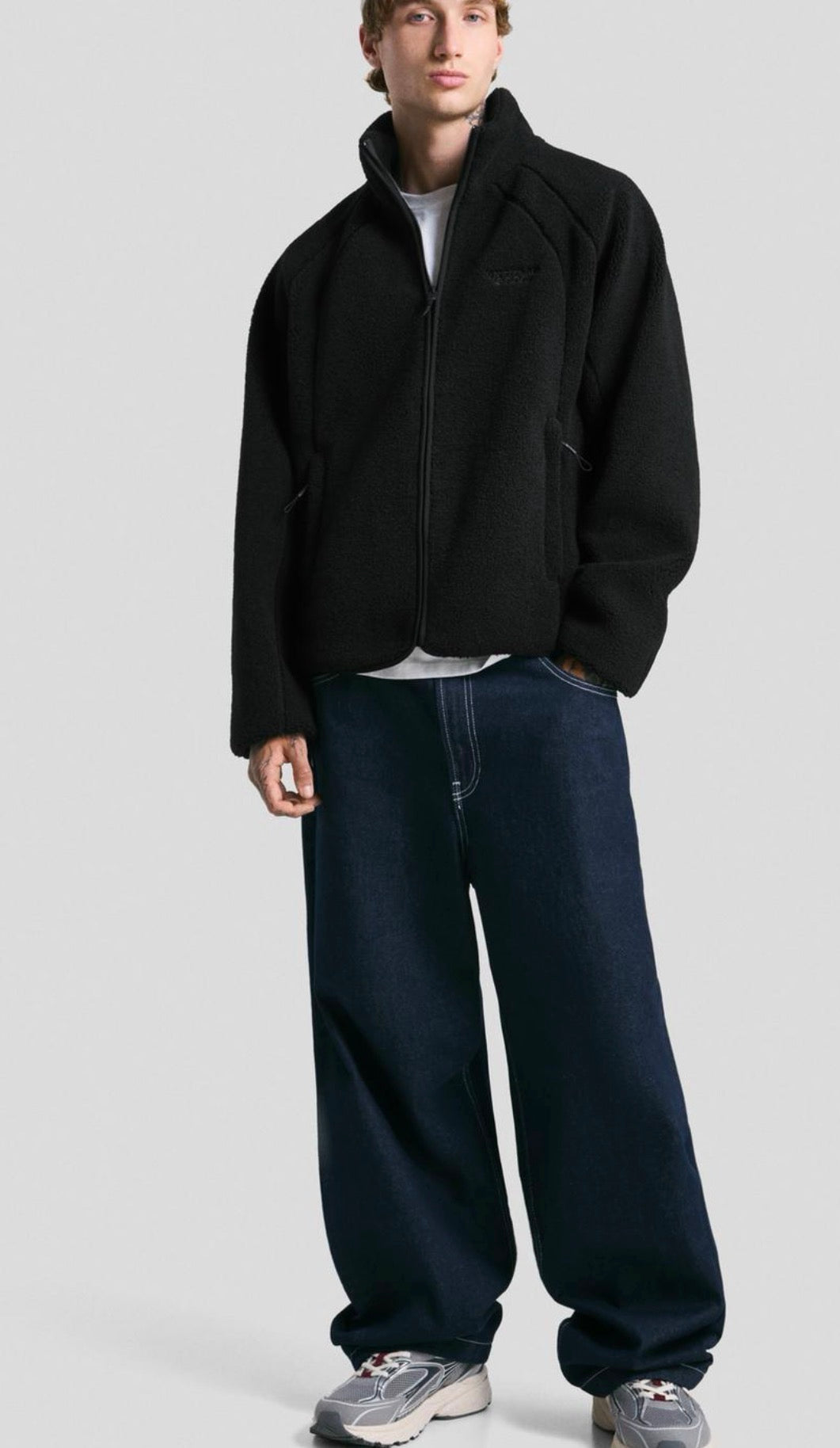 Faux shearling jacket