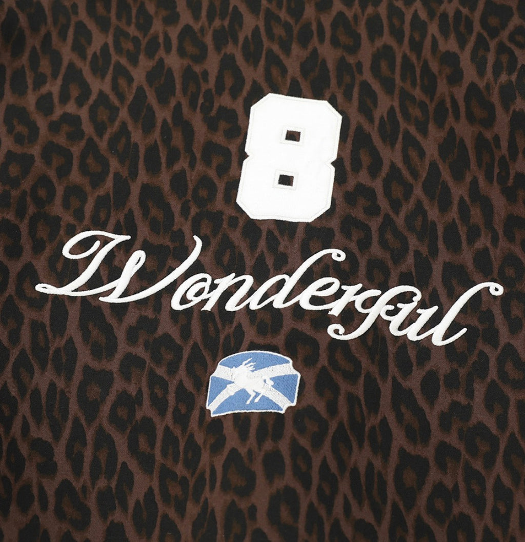 Leopard Crest Zip Hoodie