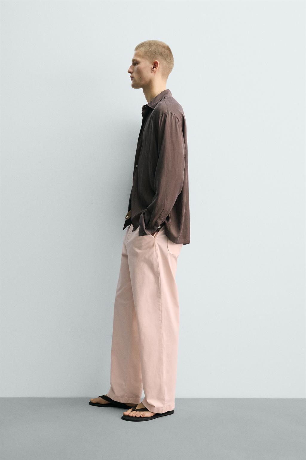 RELAXED FIT TROUSERS - ZARA