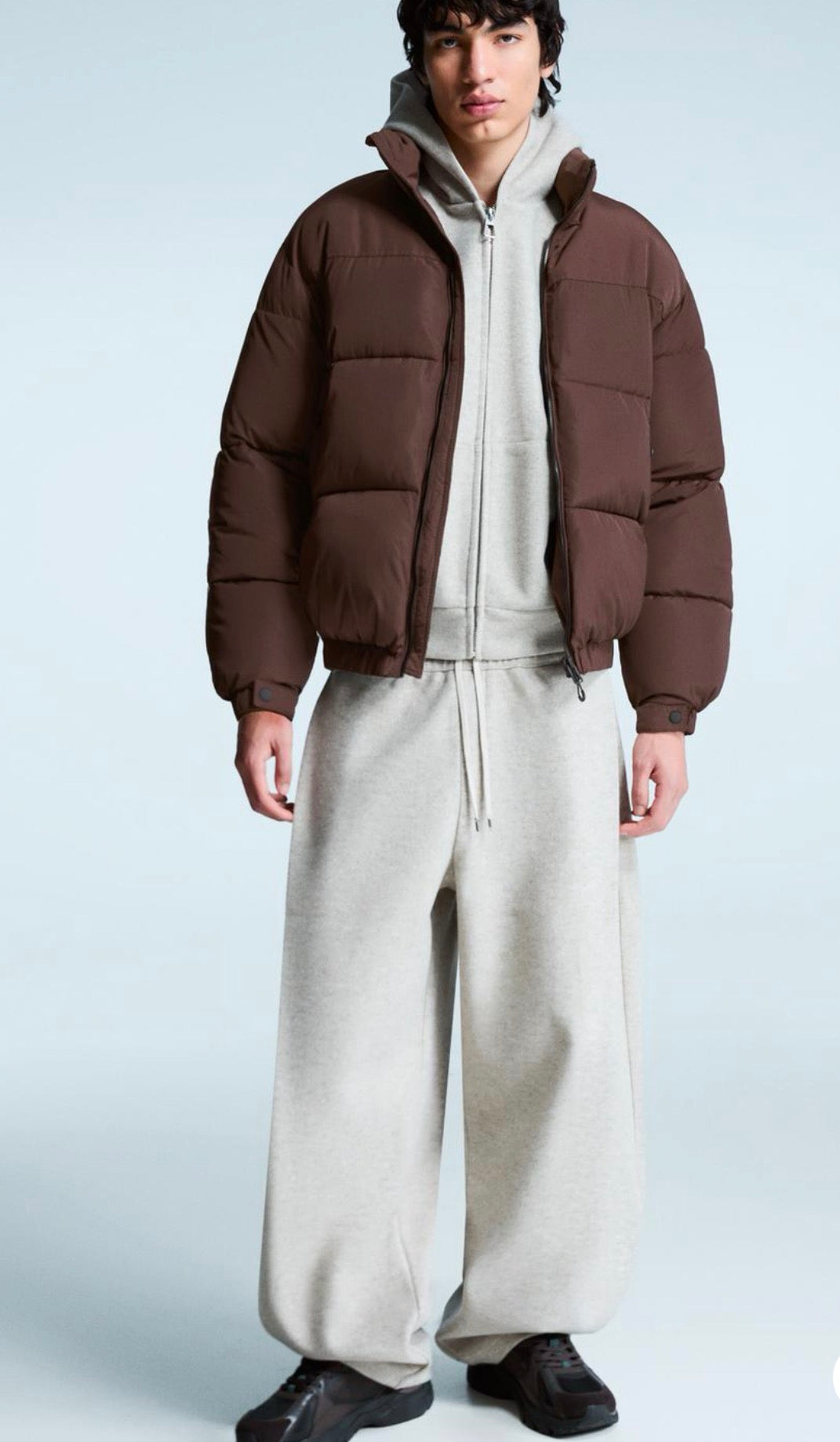 Technical puffer jacket