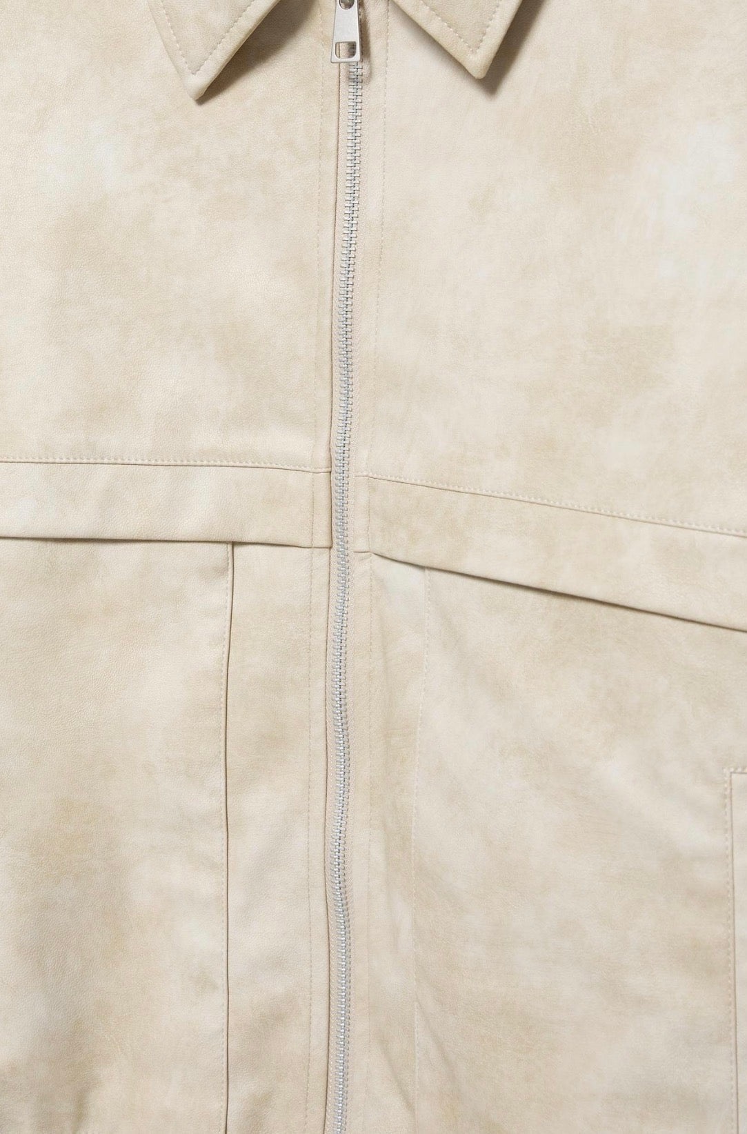 FAUX LEATHER JACKET