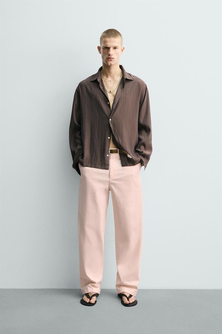 RELAXED FIT TROUSERS - ZARA